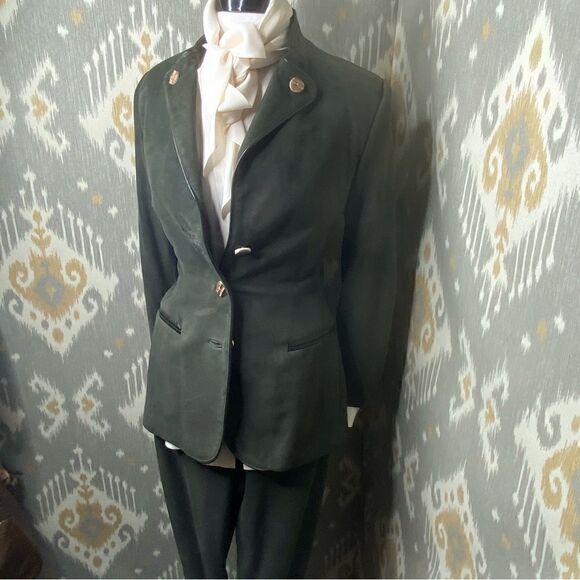 Ralph Lauren Fall 2006 Loden Lamb Suede 2-Piece Pant Suit - Picture 16 of 16